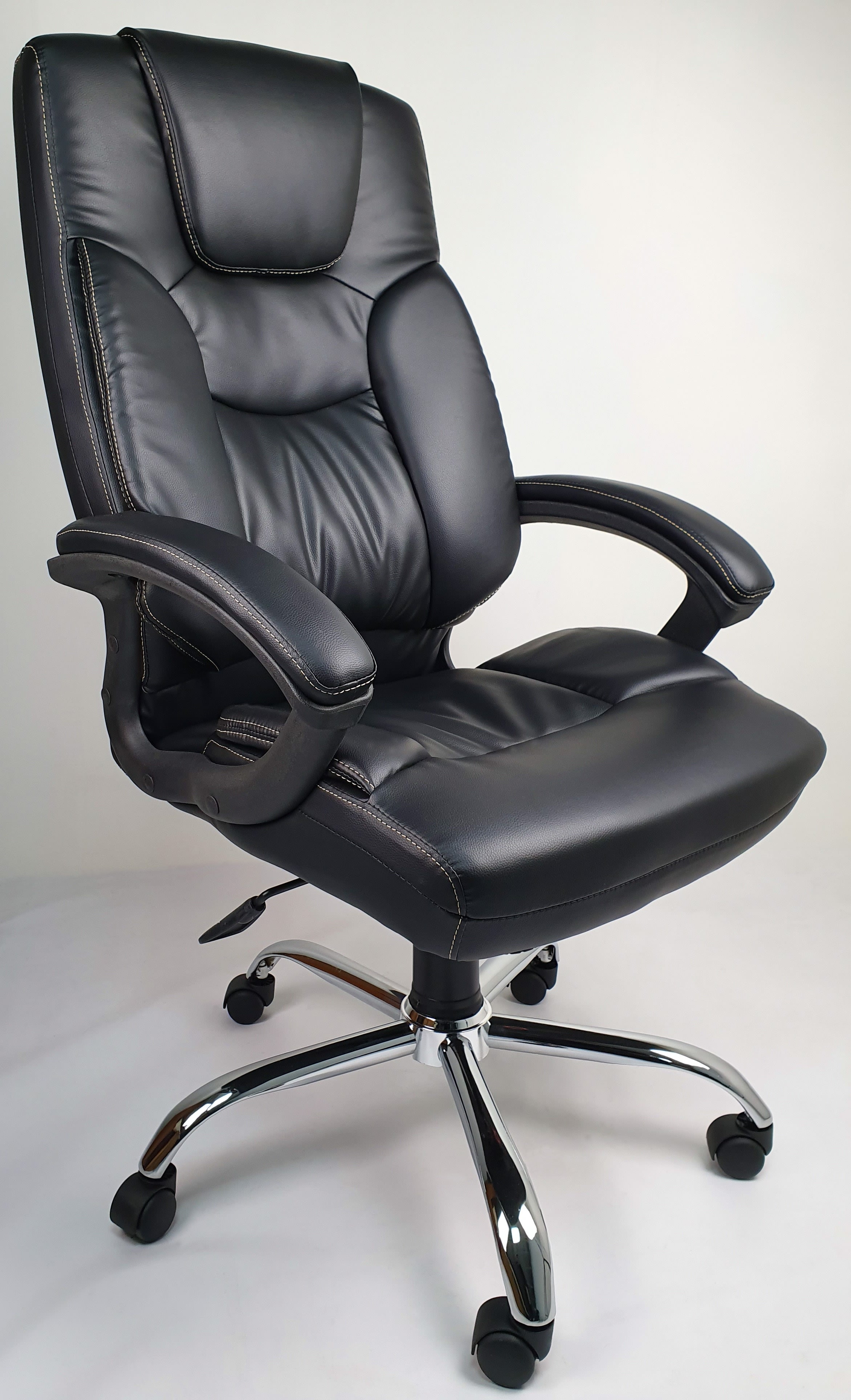 Black Leather Executive Office Chair - HF459